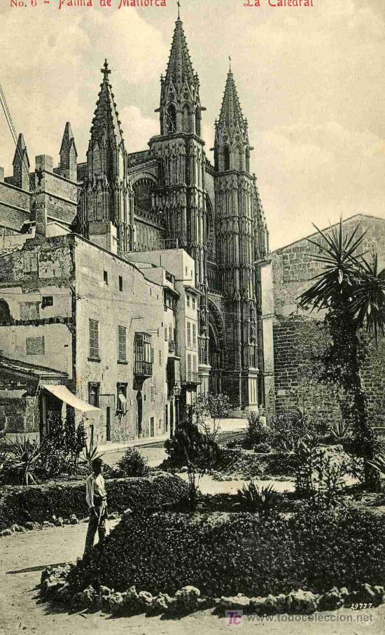 Postales: POSTAL DE PALMA DE MALLORCA, LA CATEDRAL - Foto 1
