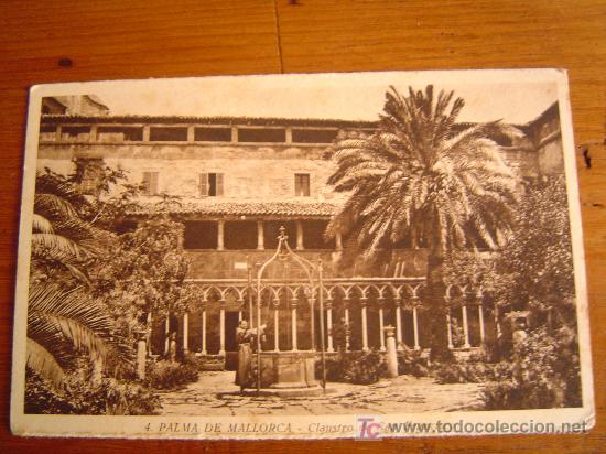 Cartoline: Postal de Palma de Mallorca-4 Claustro de San Francisco