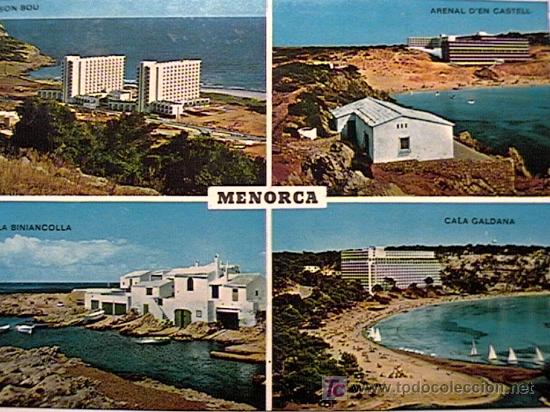 Postales: POSTAL DE MENORCA DE LOS A&Ntilde;OS 80