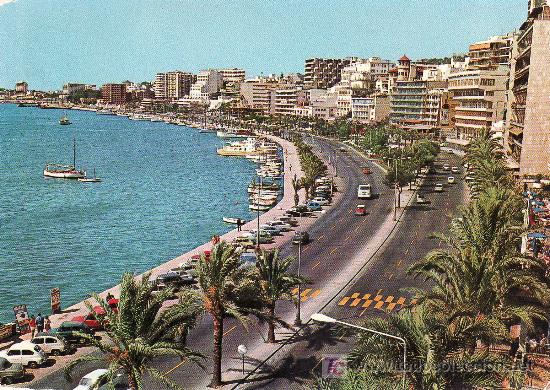 Postales: MALLORCA. CIRCULADA. PASEO MARITIMO. - Foto 1