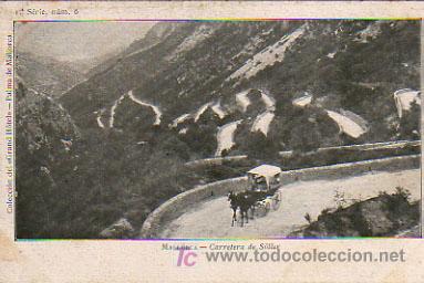 Postales: MALLORCA. CARRETERA DE SOLLER. - Foto 1