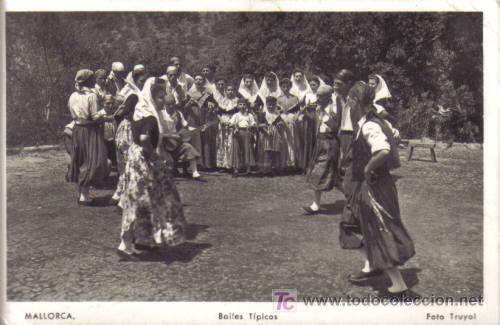 Postales: TARJETA POSTAL DE MALLORCA. BAILES TIPICOS. - Foto 1