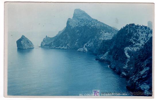 Postales: Mallorca- EL COLOMER-FORMENTOR Mca- Creo es Serie Truyol-Fotografica virado azul- Sin ref.- V i B