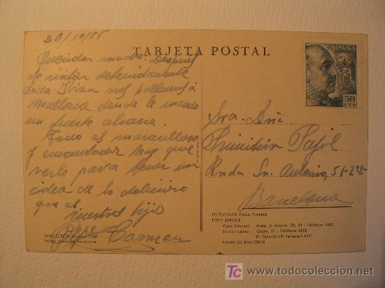 Postales: MALLORCA - PALMA DESDE LA BONANOVA - Foto 2