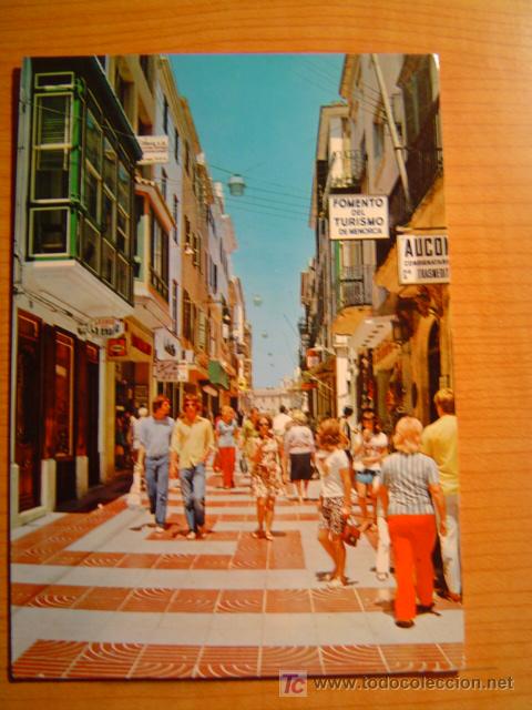 Postales: POSTAL: MAHON - MENORCA - CALLE GENERAL GODED - Foto 1