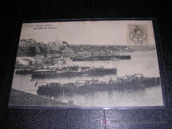 Postales: MAHON, EL MUELLE, REMIGIO ALEJANDRE, MAHON - Foto 1