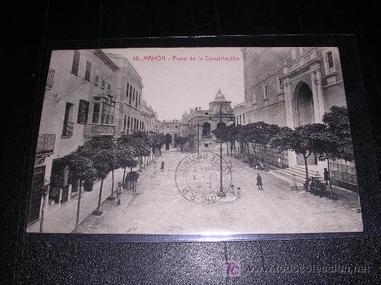 Postales: 10 MAHON, PLAZA DE LA CONSTITUCION - Foto 1