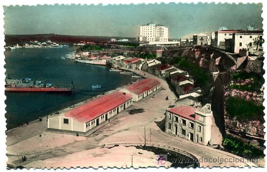 Postales: MAHON, MENORCA , MUELLE COMERCIAL,           P20838 - Foto 1