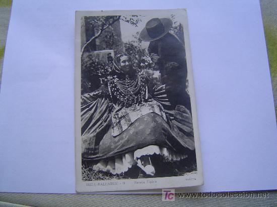 Postales: Postal de Ibiza.-9 Pareja tipica