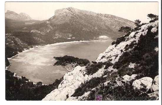 Cartoline: TARJETA POSTAL DE MALLORCA.N&ordm; 601  PLAYA DE FOMENTOR, POLLENSA.COLECCION BESTARD