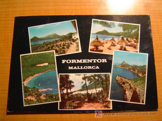 Postales: POSTAL MALLORCA POLLENSA FORMENTOR Y EL COLOMERER SIN CIRCULAR - Foto 1