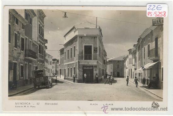 Postales: (PS-5258)POSTAL DE MENORCA-PLAZA - Foto 1
