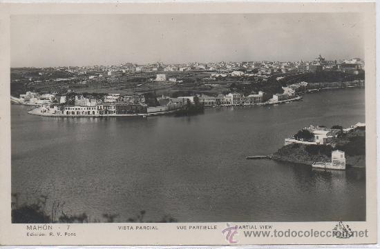 Postales: POSTAL MAHON MENORCA VISTA PARCIAL BALEARES