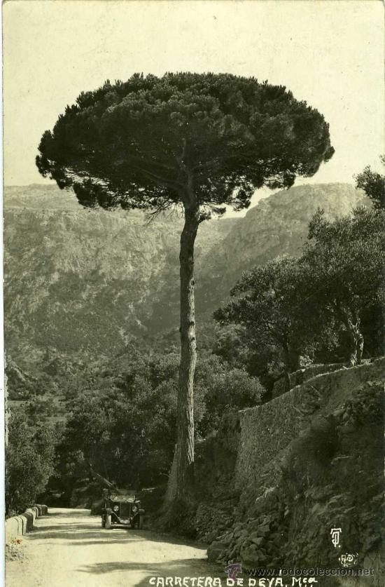 Postales: POSTAL MALLORCA CARRETERA DE DEY&Aacute; - Foto 1