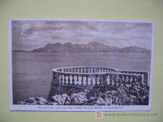 Postales: POLLENSA - HOTEL PALACE EN CONSTRUCION - Foto 1