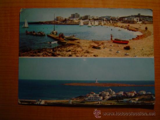 Postales: POSTAL  MENORCA PUNTA PRIMA  PLAYA CIRCULADA - Foto 1