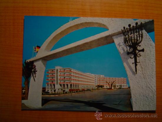 Postales: POSTAL CIUDADELA (MENORCA) HOTEL FARRAGUT CIRCULADA