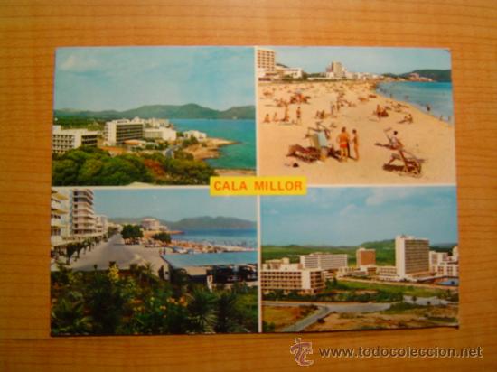 Postales: POSTAL CALA MILLOR MALLORCA ESCRITA - Foto 1