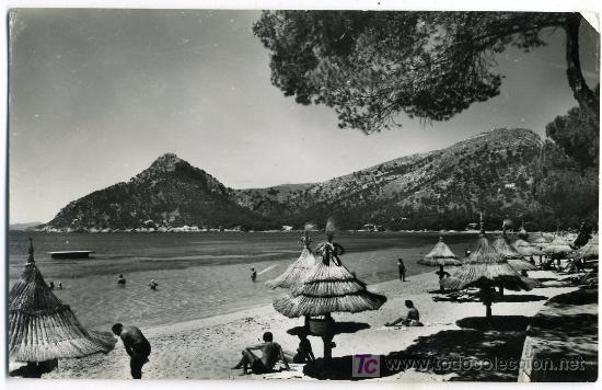 Postales: TARJETA POSTAL DE POLLENSA, PLAYA DE FORMENTOR. - Foto 1