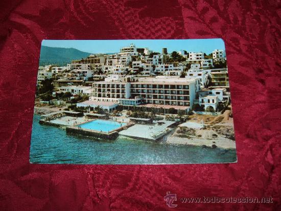 Postales: isla de ibiza playa figueretas,hotel nautico ebeso