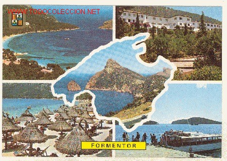 Cartes Postales: MALLORCA- N&ordm; 2462- FORMENTOR- 1968 - V i B