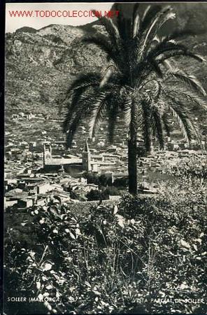 Cartoline: TARJETA POSTAL DE SOLLER(MALLORCA)- VISTA PARCIAL DE SOLLER