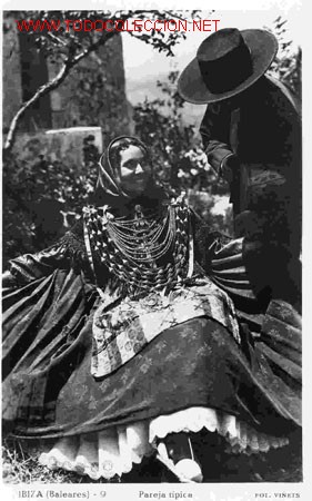 Postales: IBIZA, PAREJA TIPICA - Foto 1