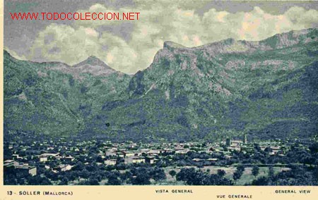 Postales: MALLORCA, SOLLER, VISTA GENERAL - Foto 1