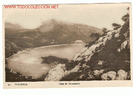 Postales: 44. Pollensa. Vista de Formentor - Foto 1