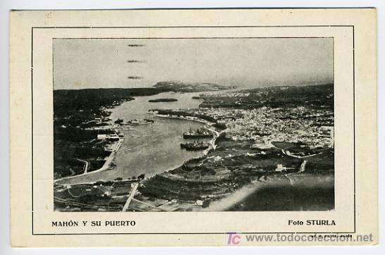 Postales: MAHON, BALEARES, MALLORCA , MAHON Y SU PUERTO , P26650