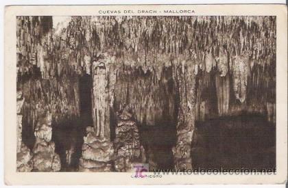 Postales: POSTAL DE LAS CUEVAS DEL DRACH (MALLORCA) - Foto 1
