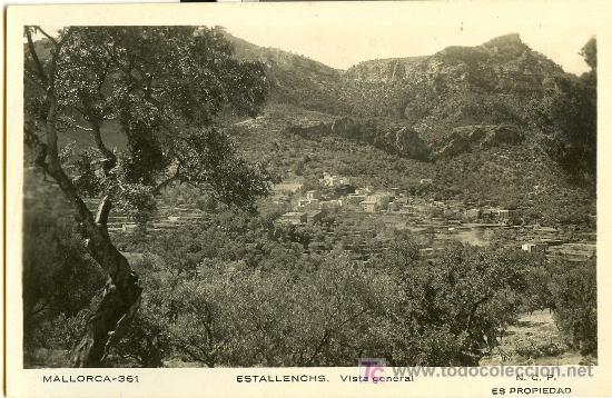 Postkarten: TARJETA POSTAL DE ESTALLENCHS .PALMA DE MALLORCA. VISTA GENERAL