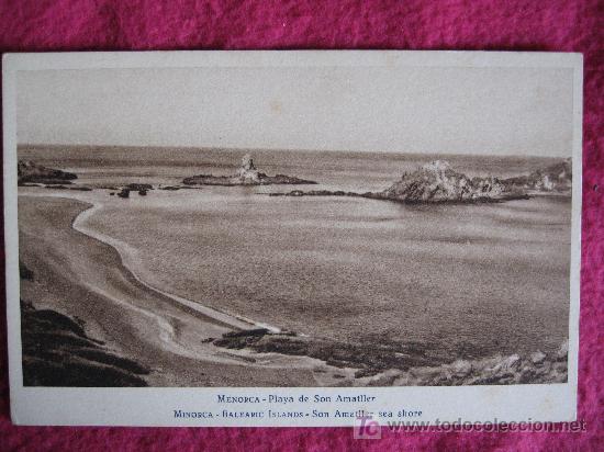 Postales: MENORCA - PLAYA DE SON AMATLLER - PONS - Foto 1