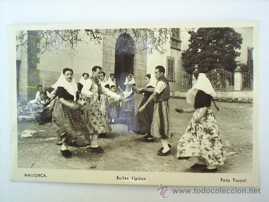 Postales: MALLORCA --BAILE TIPICOS--CIRCULADA CON SELLO - Foto 1