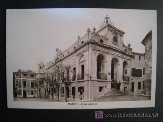 Postales: MENORCA: MAHON: AYUNTAMIENTO (PONS). POSTAL - Foto 1