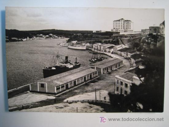 Postcards: MENORCA: MAHON. VISTA PARCIAL DEL PUERTO. POSTAL ORIGINAL