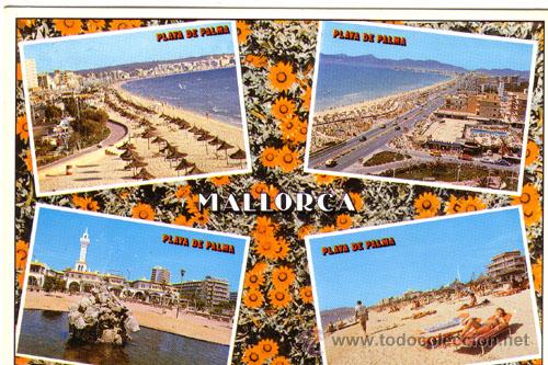 Postales: N&ordm; 9108 PLAYA DE PALMA MALLORCA - Foto 1