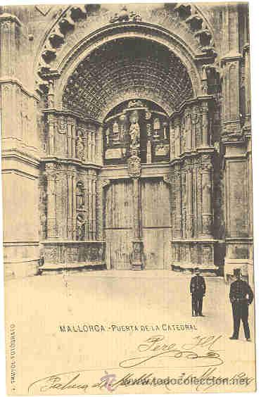Postales: Mallorca.Puerta de la Catedral - Foto 1