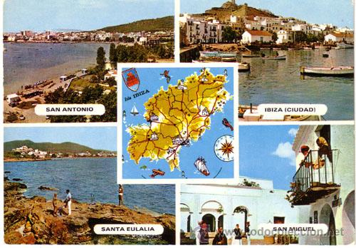 Postales: N&ordm; 3357 POSTAL RECUERDO DE IBIZA BALEARES