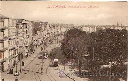 Postales: POSTAL LA CORU&Ntilde;A AVDA. DE LOS CANTONES - Foto 1