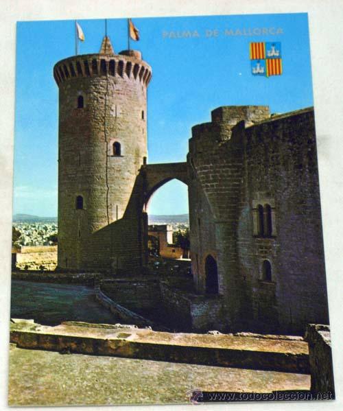 Postales: Postal castillo Bellver Palma de Mallorca 1965