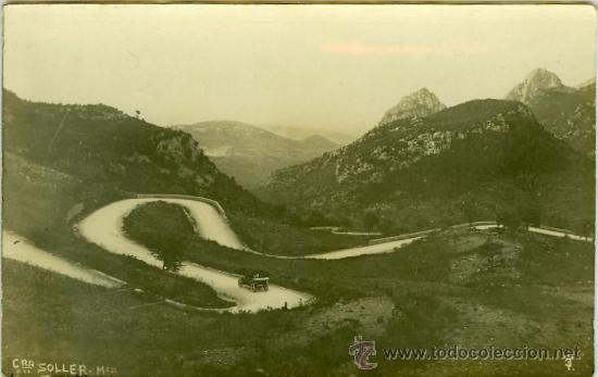 Postales: POSTAL MALLORCA CARRETERA DE SOLLER - Foto 1