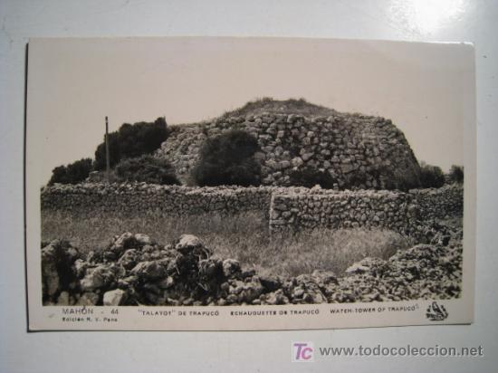 Postales: MAHON: TALAYOT DE TRAPUCO (ORIOL) POSTAL - Foto 1