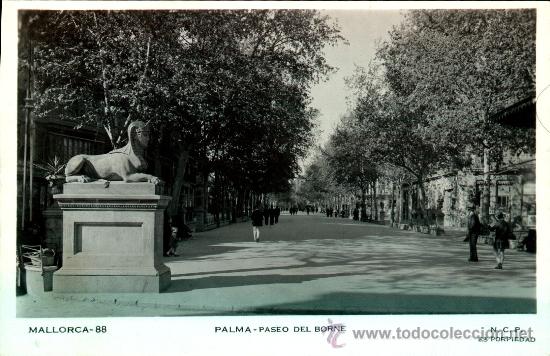 Postales: MALLORCA  : Palma-Paseo del Borne - Foto 1