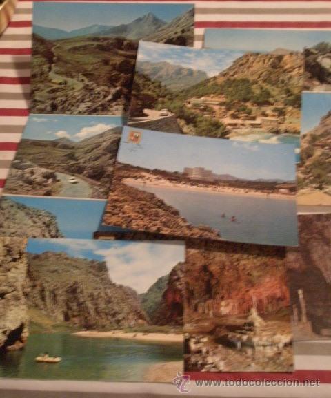Postkarten: Lote de 10 postales de las Baleares, algunas escritas y circuladas