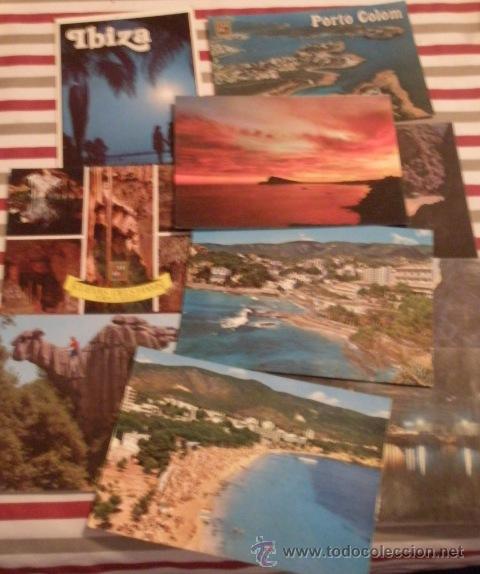 Cartes Postales: Lote de 10 postales de las Baleares, algunas escritas y circuladas
