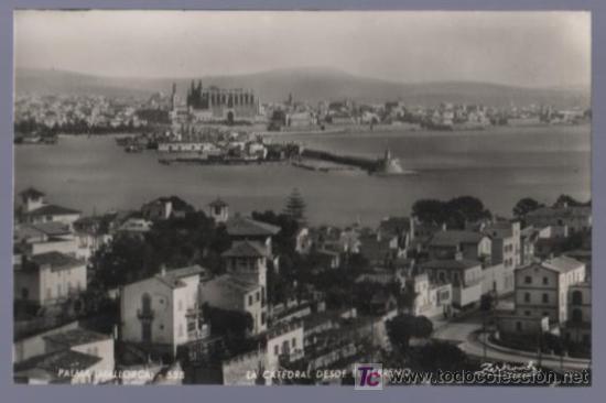 Postcards: TARJETA POSTAL ANTIGUA DE MALLORCA. PALMA DE MALLORCA.538. LA CATEDRAL DESDE EL TERRENO.A.ZERKOWITZ