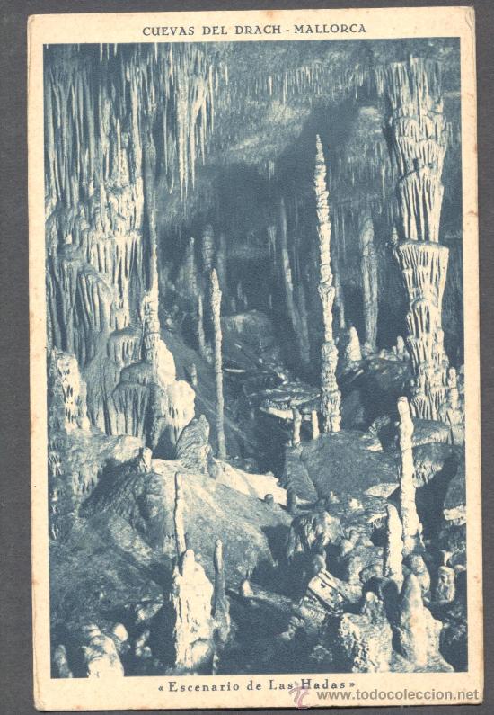 Postales: MALLORCA CUEVAS DEL DRACH ESCENARIO DE LAS HADAS - Foto 1
