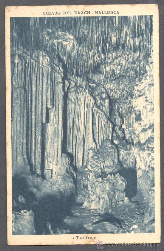 Postales: MALLORCA CUEVAS DEL DRACH TEATRO - Foto 1