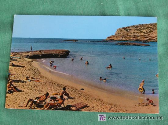 Postales: **POSTAL DE,---IBIZA--- (SAN ANTONIO) PLAYA DE CALA CONTA**